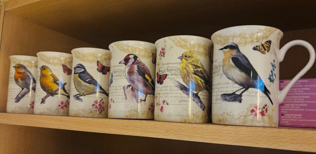 Bekers voor vogels, Huis en Inrichting, Ophalen, Zo goed als nieuw, Vintage, Kop(pen) en/of Schotel(s)
