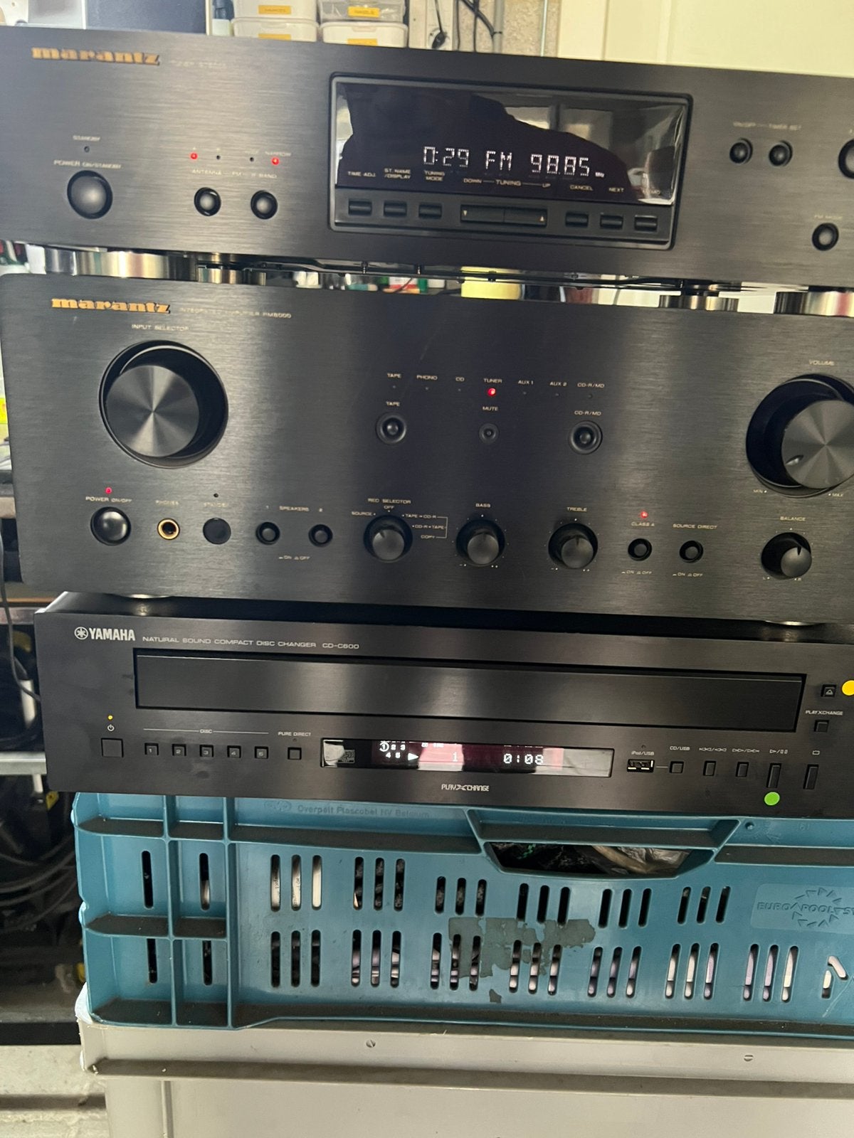 Marantz versterker, TV, Hi-fi & Vidéo, Chaîne Hi-fi, Enlèvement, Utilisé, Autres marques