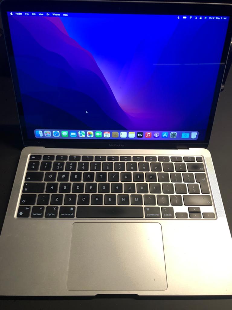 MacBook Air M1 13.3 inch 8 gb 500 GB - Space Grey QWERTY, Computers en Software, Apple Macbooks, Ophalen, Qwerty, 8 GB, Zo goed als nieuw