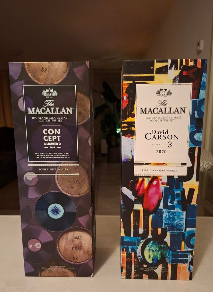 Macallan Concept 2 en 3, Ophalen