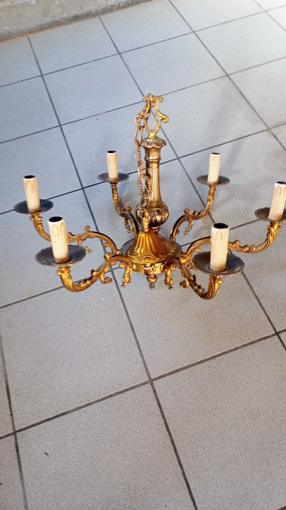 LUSTER, Huis en Inrichting, Lampen | Kroonluchters, Ophalen, Gebruikt, Overige materialen