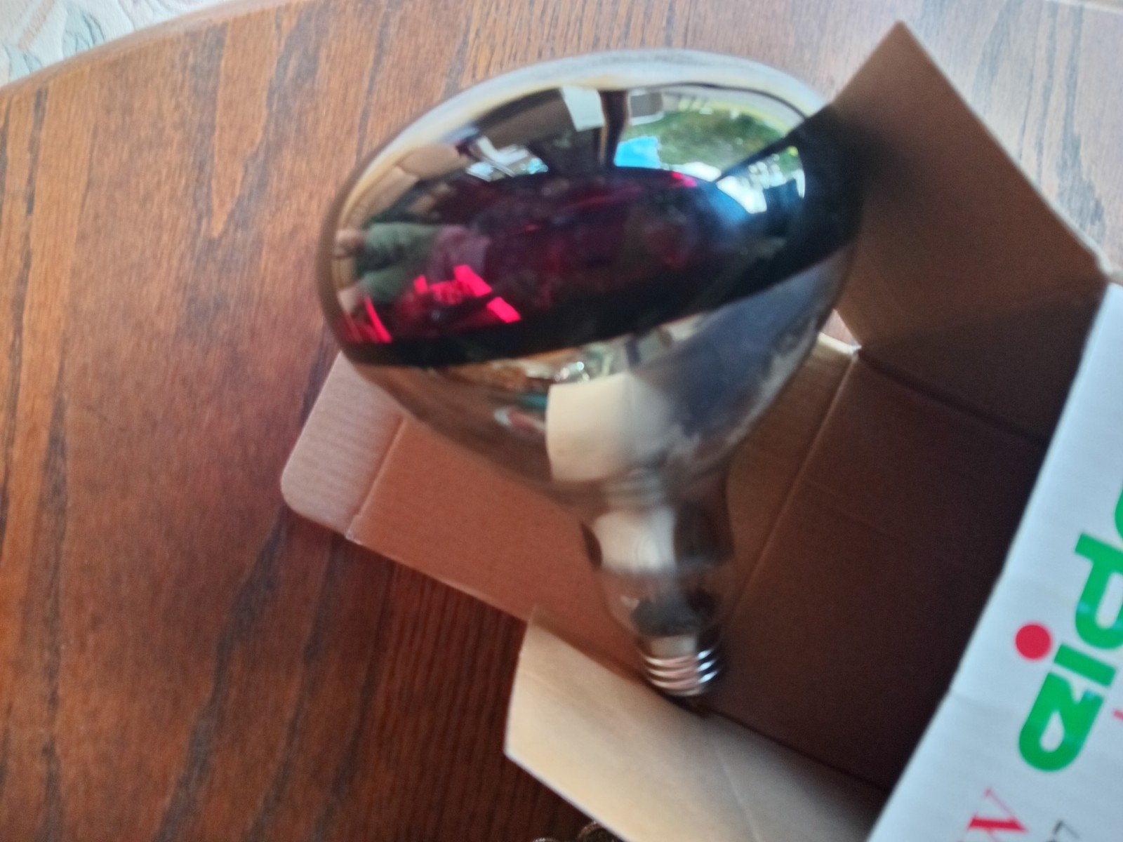 infrarood rood lamp, Ophalen