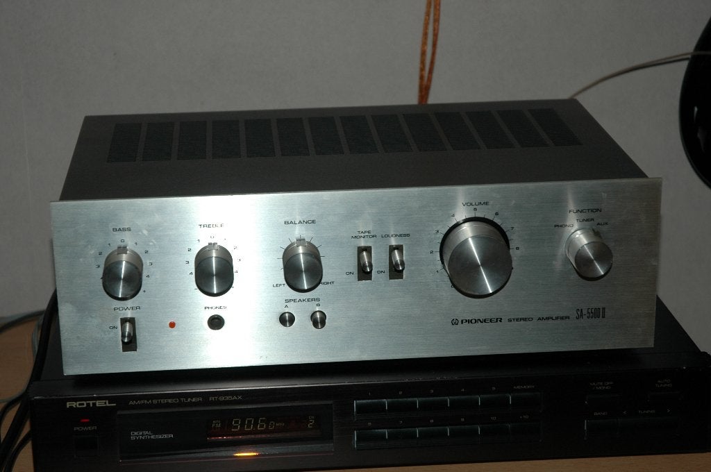 Pioneer SA-5500 II, Audio, Tv en Foto, Tuners, Ophalen, Gebruikt, Analoog