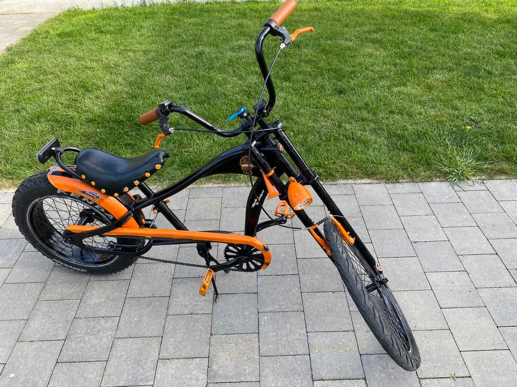 Harley davidson chopper fiets, Ophalen, Gebruikt, Chopper