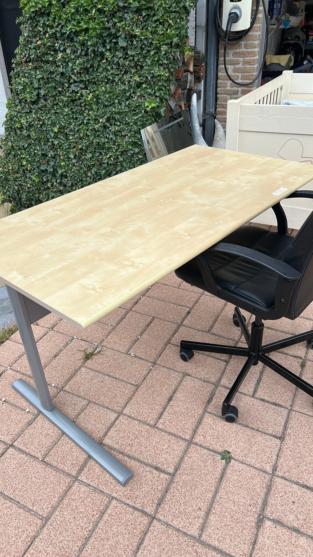Bureau en stoel, Huis en Inrichting, Ophalen, Zo goed als nieuw, IKEA