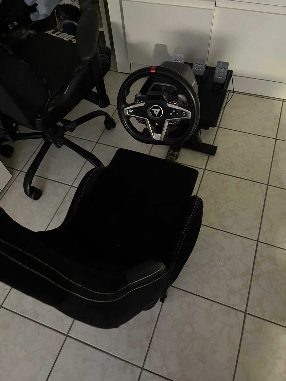 T248 thrustmaster met playseat, Consoles de jeu & Jeux vidéo, Consoles de jeu | Sony Consoles | Accessoires, Enlèvement, Comme neuf