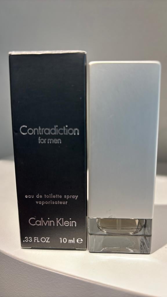 Calvin Klein contradiction eau de toilette spray 10 ml men, Handtassen en Accessoires, Uiterlijk | Parfum, Ophalen of Verzenden