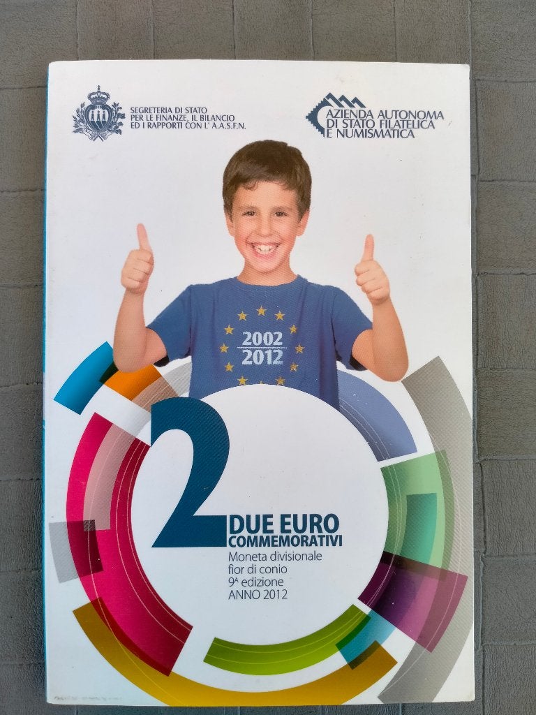 Munt van € 2 van San Marino in originele etui, Timbres & Monnaies, Enlèvement, Saint-Marin, 2 euros, Série