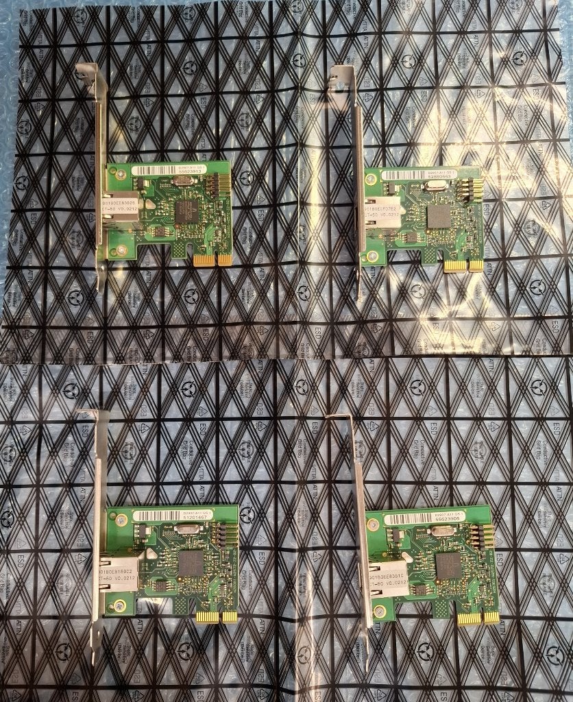 PCIe Gbit LAN kaartjes Broadcom (BCM5761), Enlèvement ou Envoi, Info@retrogamed.be, Interne, RetroGamed