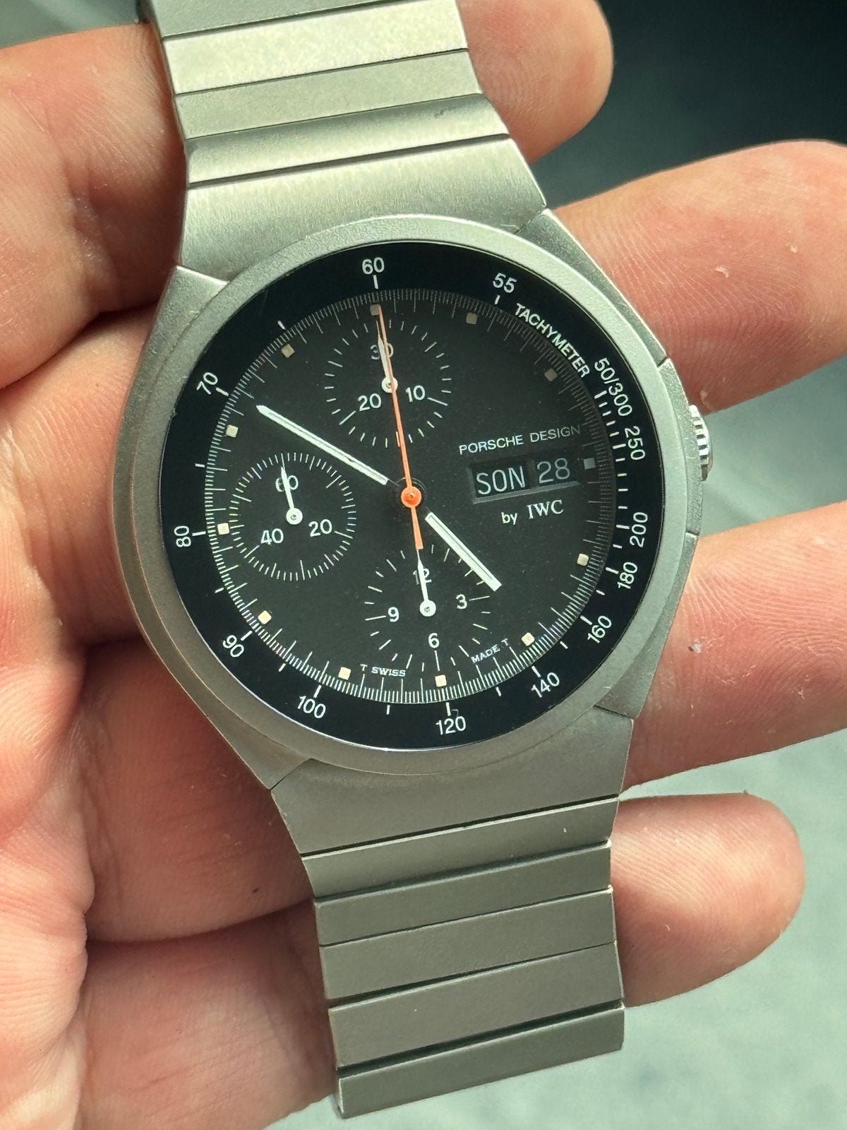 Horloge Porsche Design By IWC- Titan, Ophalen of Verzenden, Zo goed als nieuw