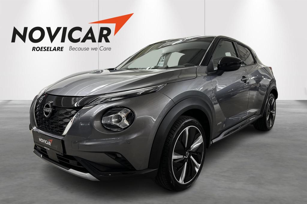 Nissan Juke 1.6 Hybrid 145 N-Design (automatique), Argent ou Gris, 750 kg, 109 g/km, 105 kW