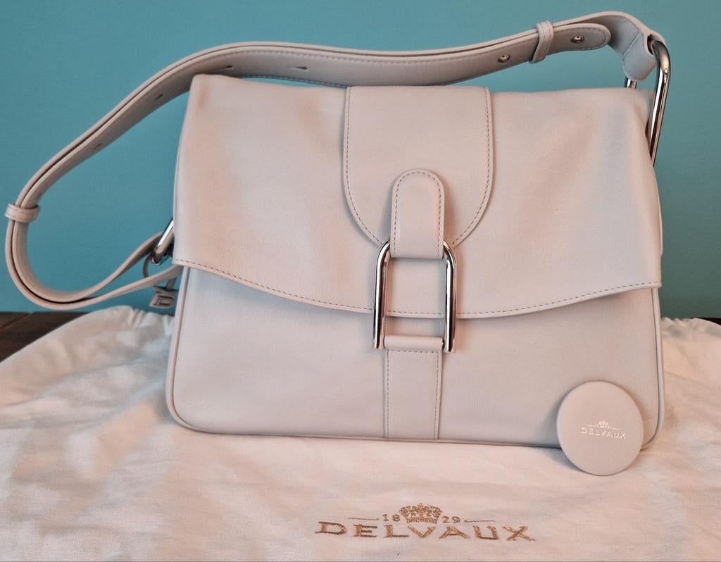 Delvaux handtas model Givry, Ophalen, Grijs, Handtas