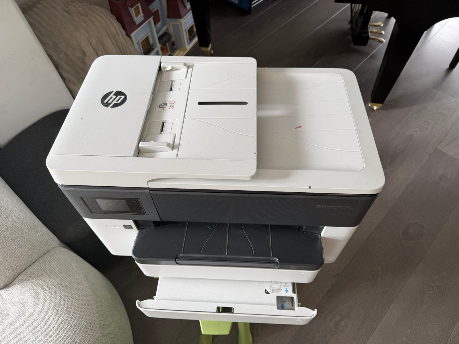 HP OfficeJet pro 7330 color A3 printer/scanner, Computers en Software, Printers, Verzenden, Zo goed als nieuw, Printer