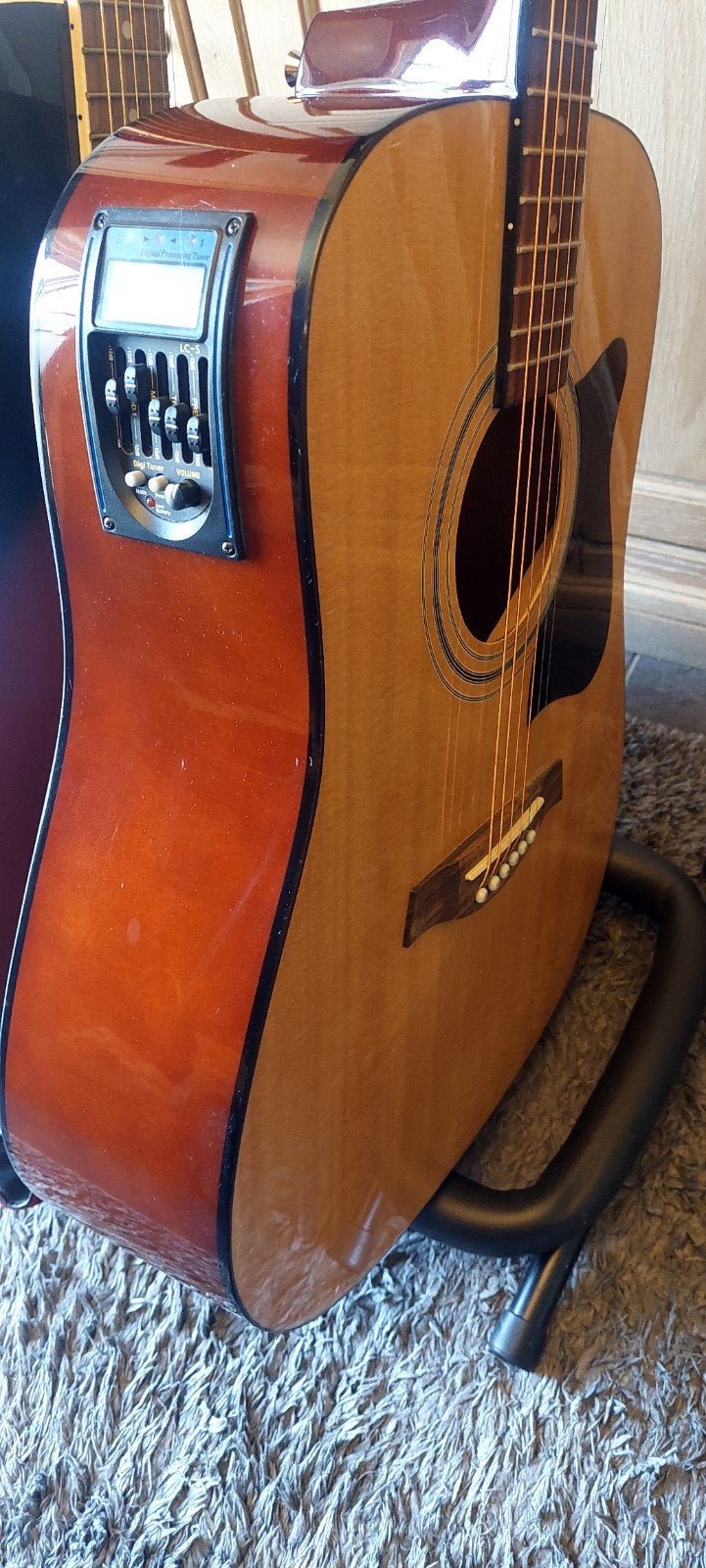 Ibanez akkoustische Gitaar, Ophalen