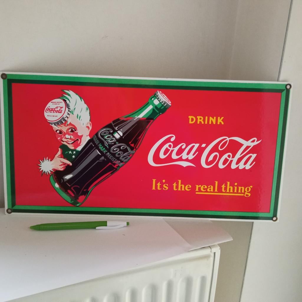 plaque émaillée COCA COLA, Enlèvement ou Envoi