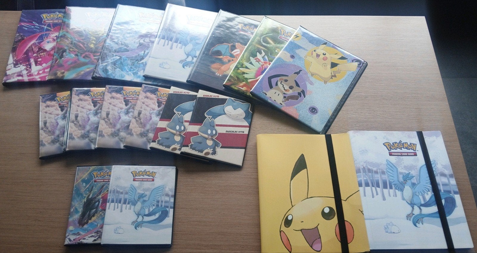Pokemon verzamelmappen, Ophalen