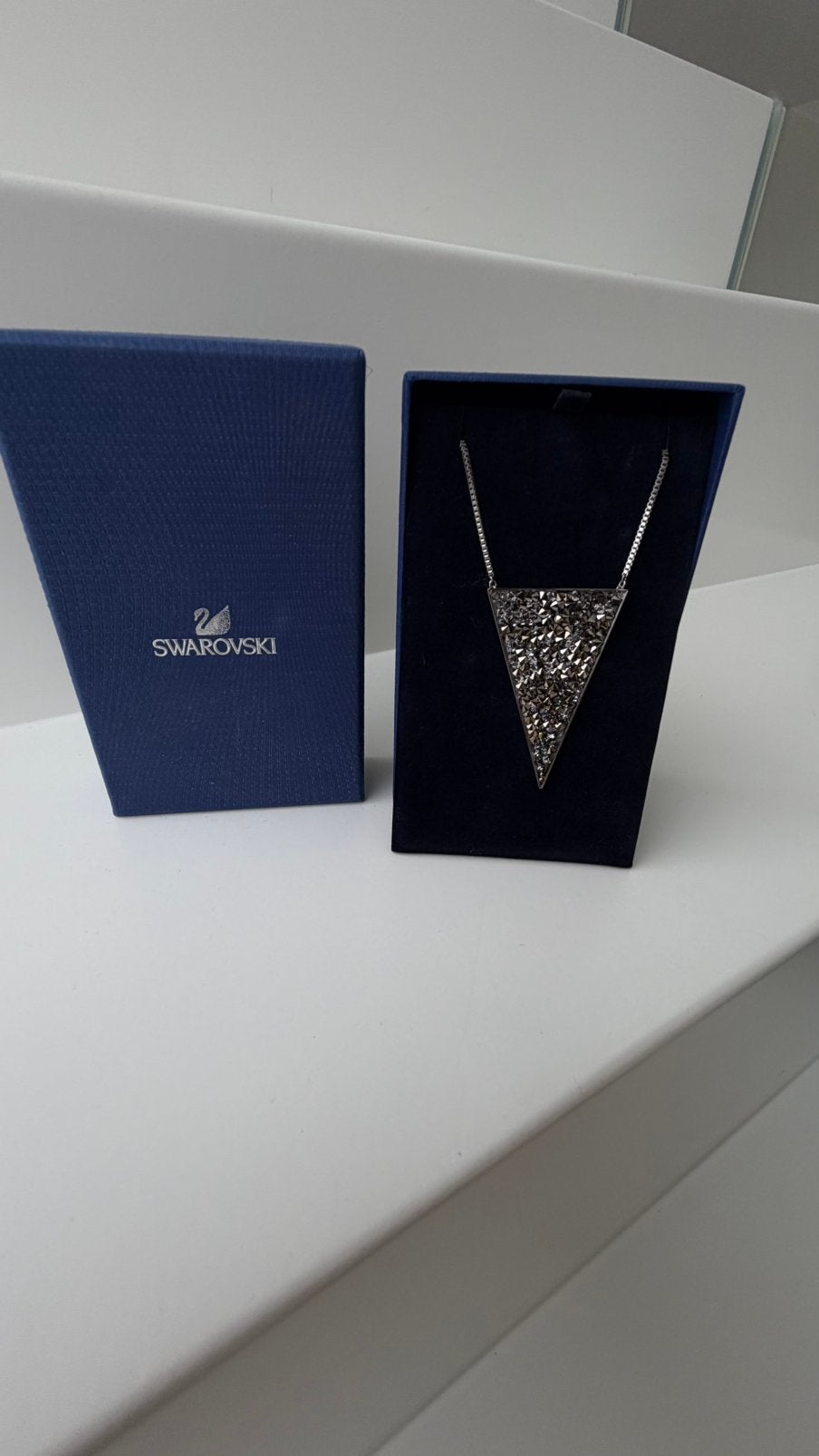 COLLIER SWAROVSKI, Bijoux, Sacs & Beauté, Colliers, Neuf, Autres matériaux, Argent, Avec cristal, Enlèvement