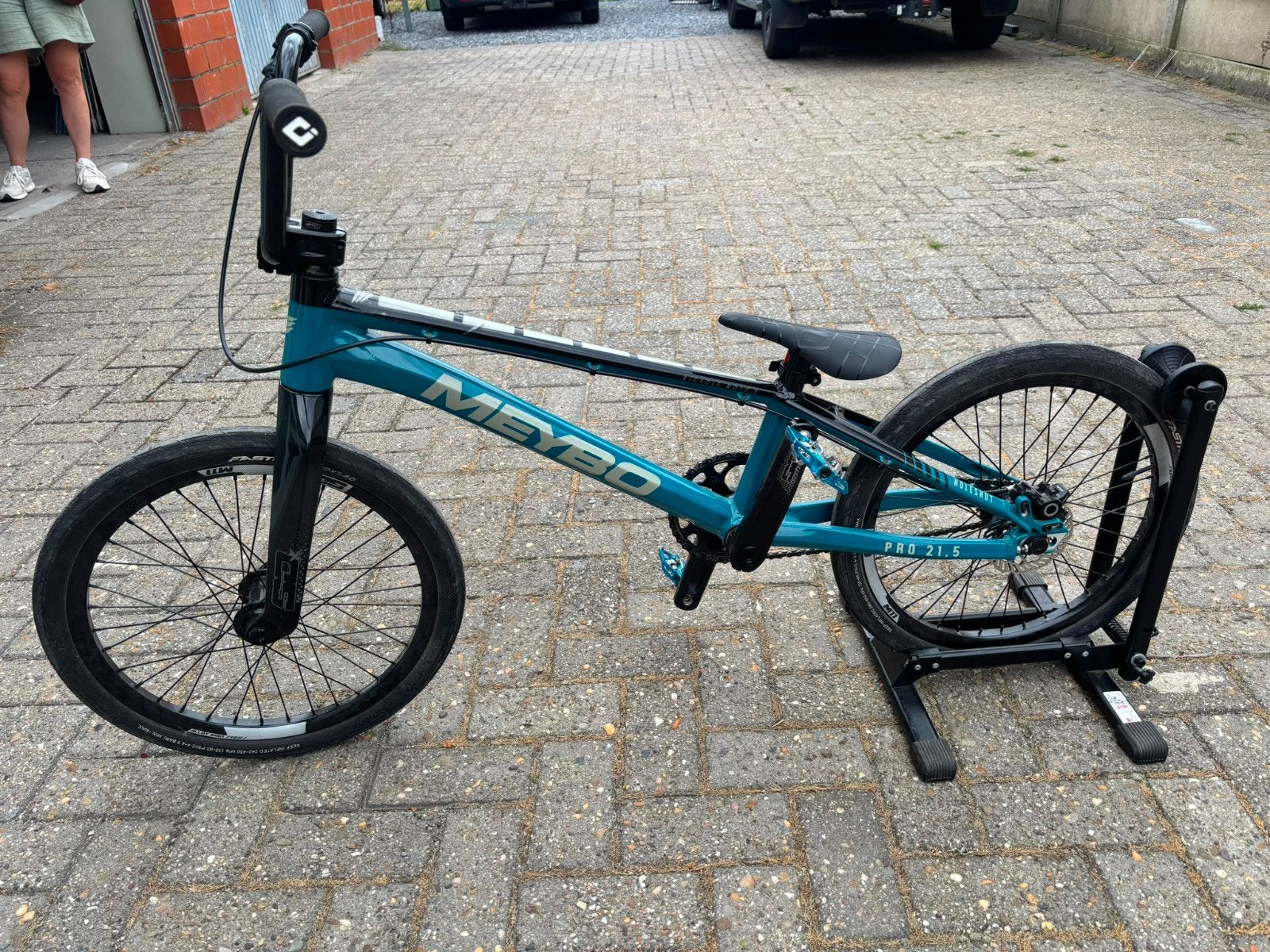 Meybo holeshot pro 21,5 bmx racefiets, Fietsen en Brommers, Ophalen, Meybo, 20 tot 24 inch, Aluminium