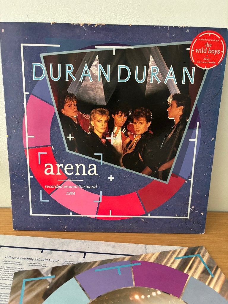 LP - Duran Duran - Arena, Cd's en Dvd's, Vinyl | Rock, Gebruikt, Gatefold hoes, Ophalen of Verzenden, 12 inch