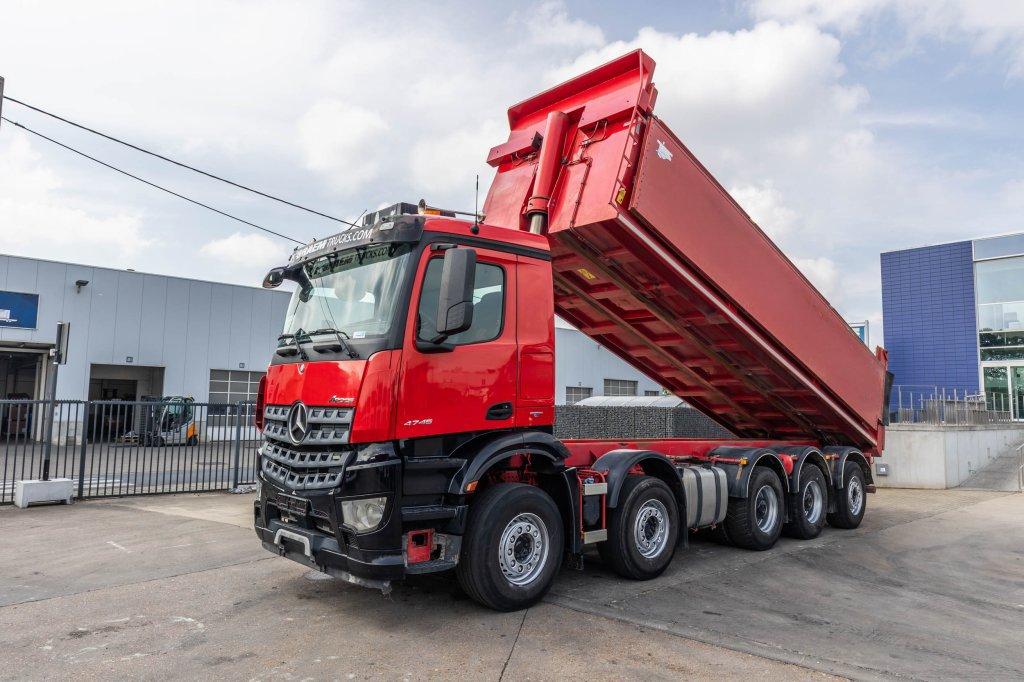 Mercedes-Benz AROCS 4745 L - 10x4 - 28 m3, Autos, Rouge, Achat, Euro 6, Entreprise