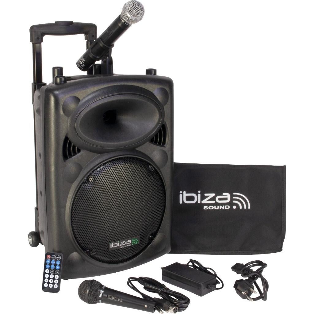 Sono Portable Ibiza Port 10 UHF-BT, Enlèvement ou Envoi, Neuf, 500 à 1000 watts, Sono