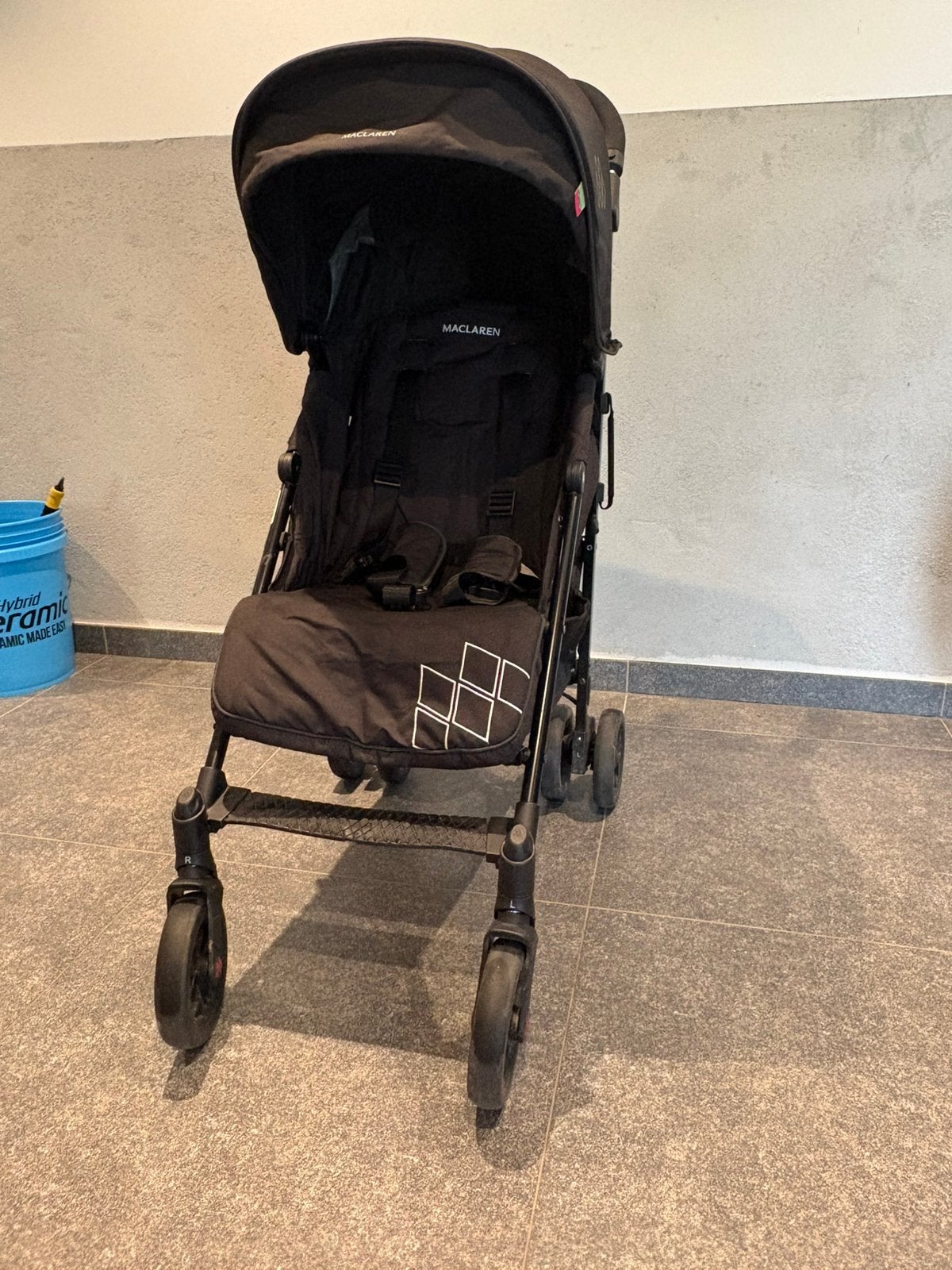 Zeer verzorgde Maclaren wandelbuggy - zwart, Enlèvement, Comme neuf, Maclaren, Ombrelle