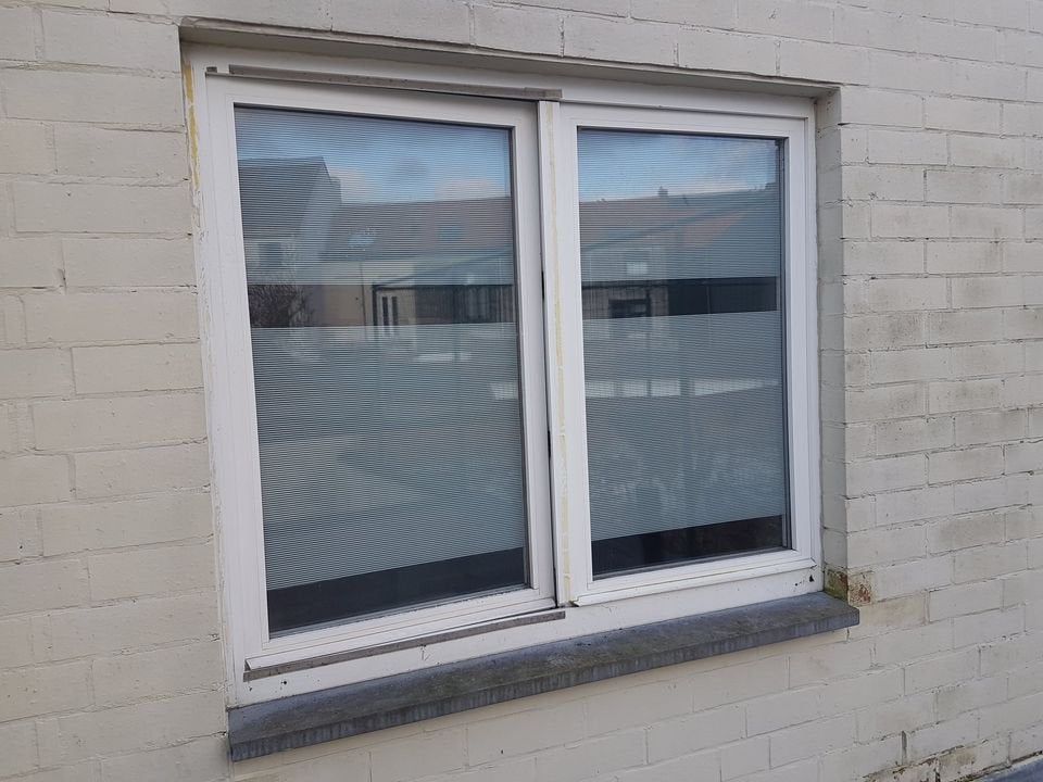 Raam dubbel glas te geef, Châssis de fenêtre, 75 à 150 cm, Synthétique, Enlèvement