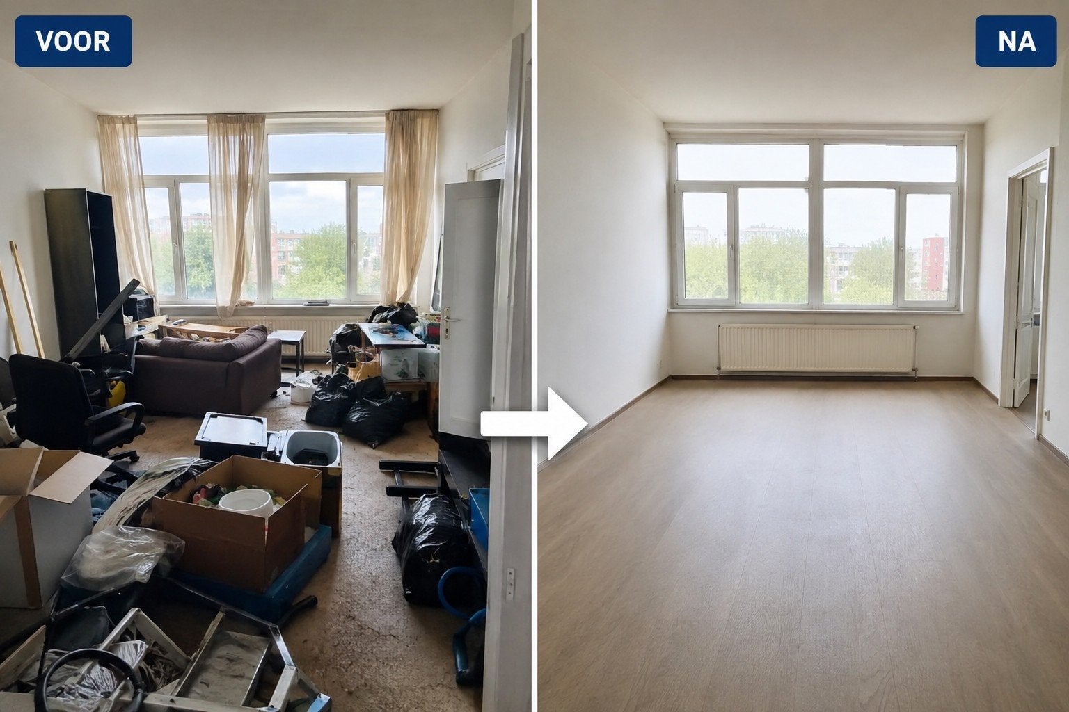 Woningen of Garages Leeg maken "Snel | betrouwbaar, Immo