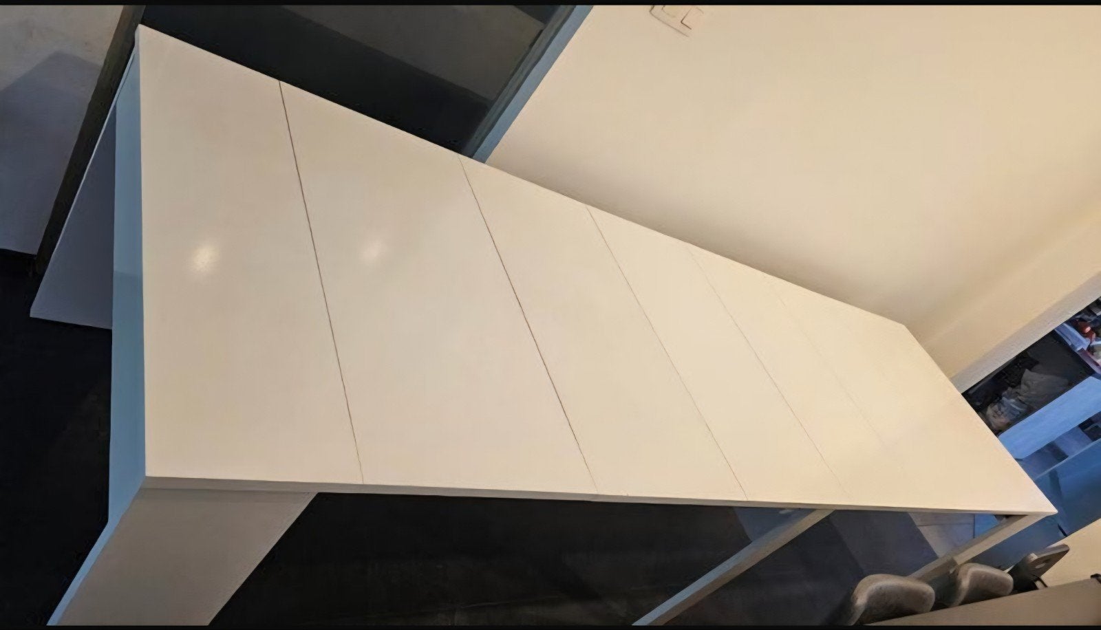 Witte Verstelbare Eettafel + 4 Stoelen | Uitschuifbaar tot 3, Ophalen of Verzenden