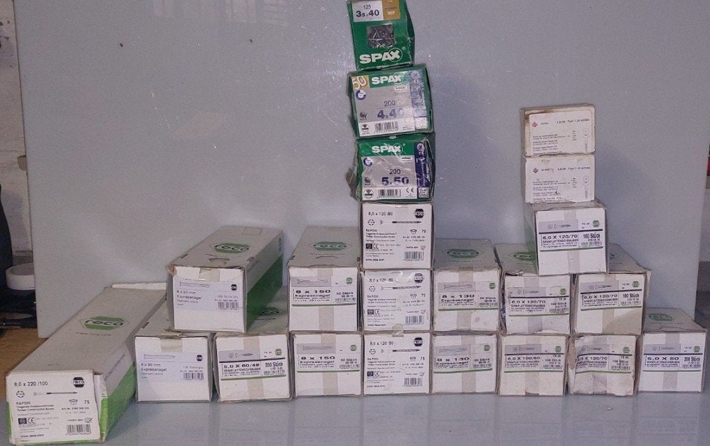 RECA & SPAX Professionele schroeven Nieuw / Compleet Lot, Ophalen, Nieuw