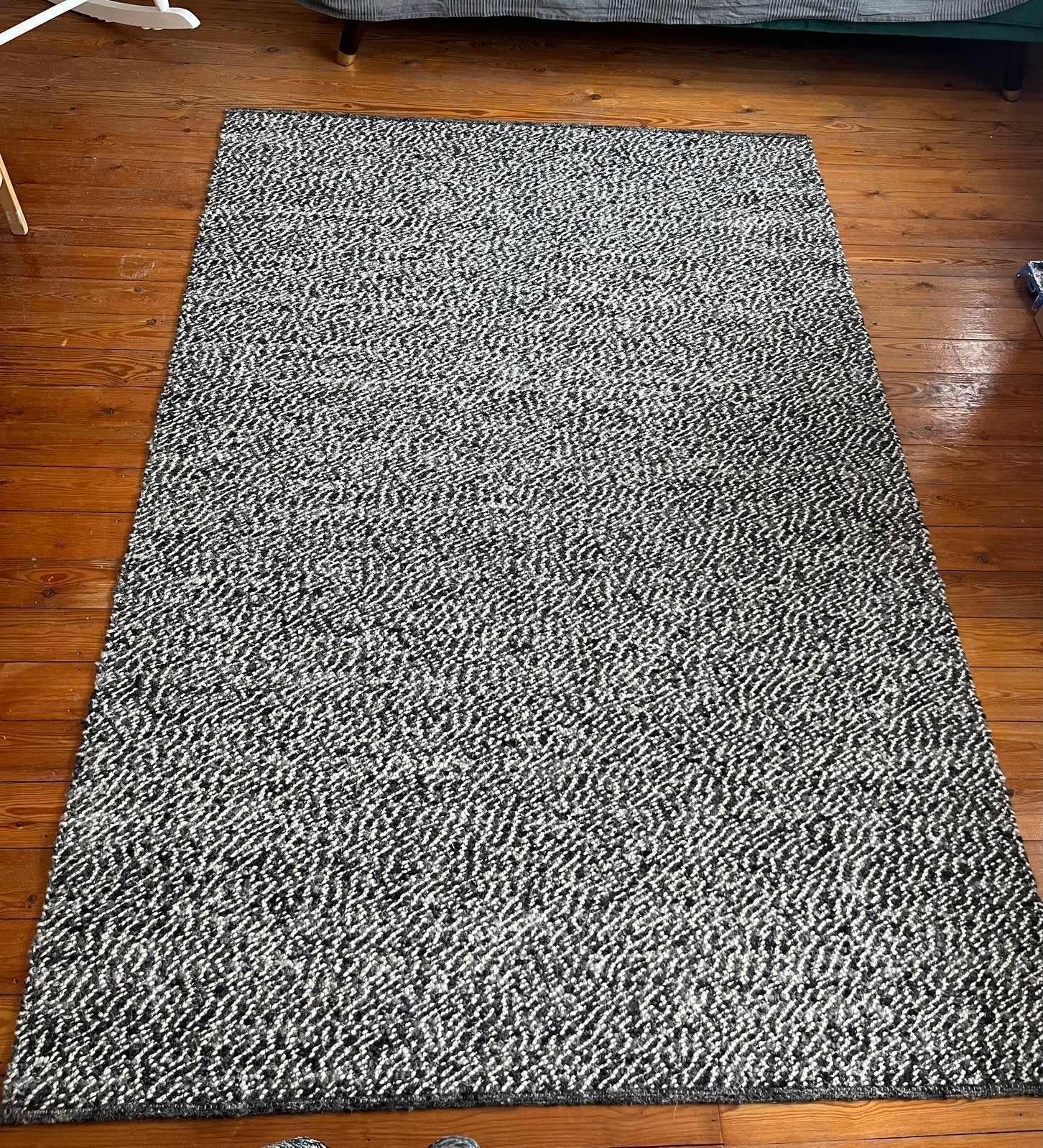Grijze Tapijt 2m x 1m40, Enlèvement, Comme neuf