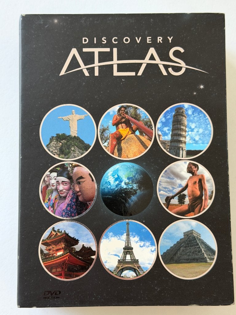 Discovery Atlas Box - Zuid-Afrika, Mexico, Japan, China..., CD & DVD, DVD | Documentaires & Films pédagogiques, Enlèvement ou Envoi