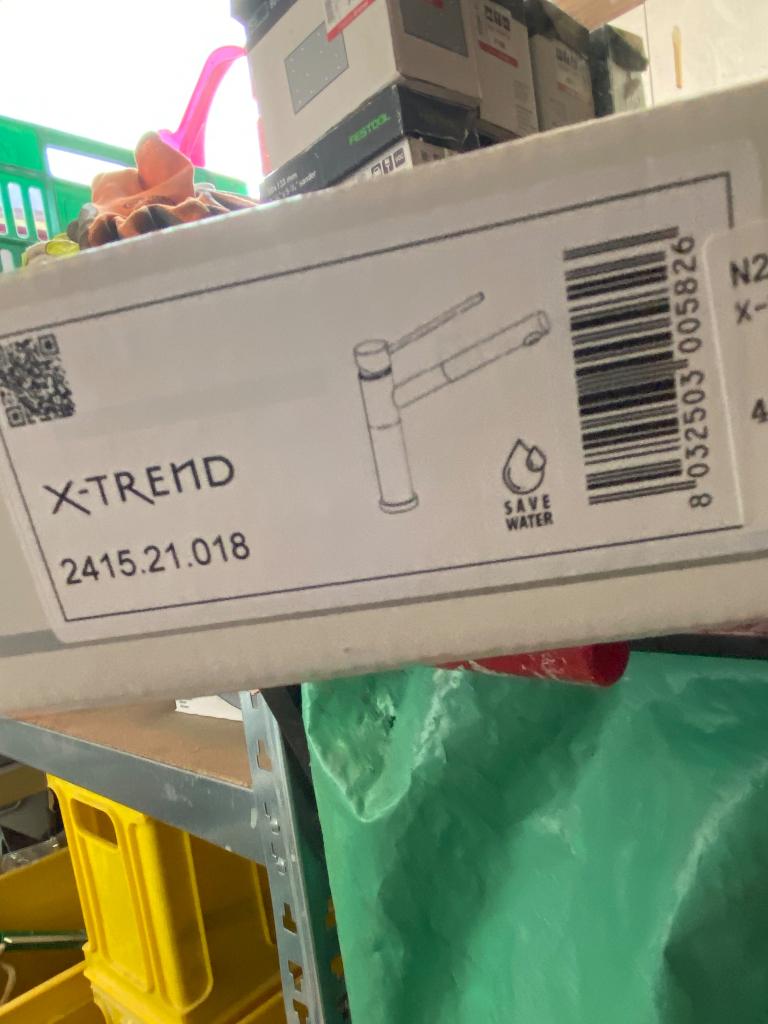 Keukenkraan newform x-trend, Doe-het-zelf en Bouw, Ophalen, Gebruikt, Chroom, Kraan
