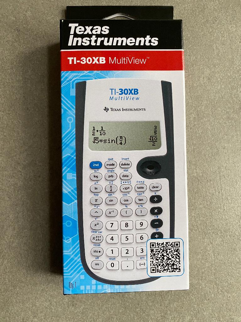 TI-30XB MultiView wetenschappelijk rekenmachine *NIEUW*, Ophalen of Verzenden, Nieuw
