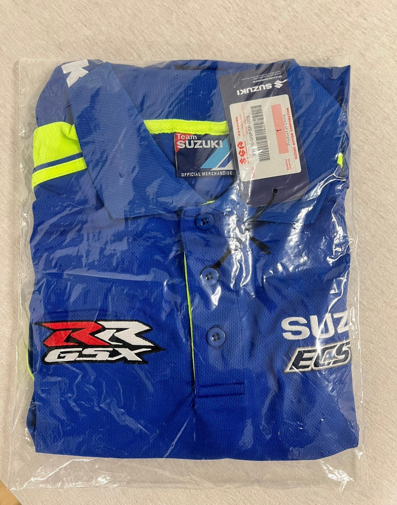 Suzuki Ecstar MotoGP GSX-RR official team polo shirt 2019, Ophalen of Verzenden, Nieuw, Motoren