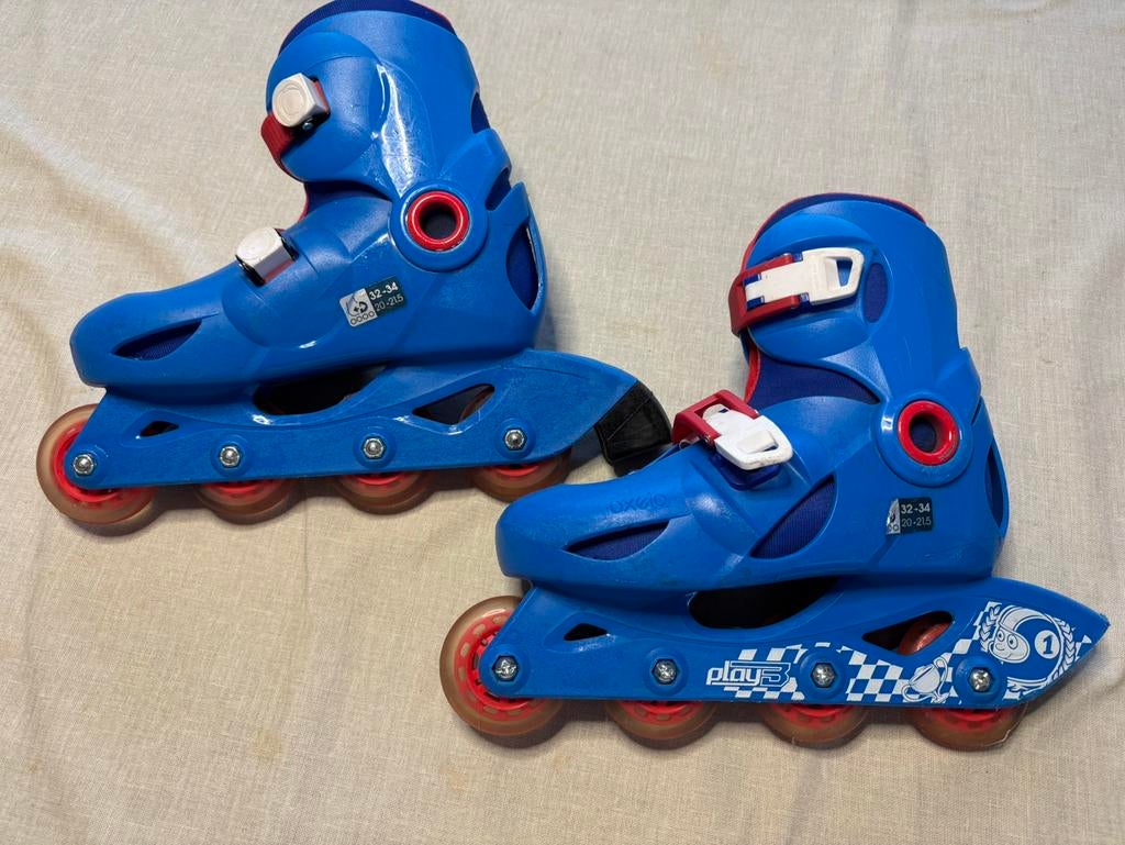 Oxelo inline skates verstelbaar maat 32 - 34, Ophalen, Verstelbaar, Gebruikt, Kinderen