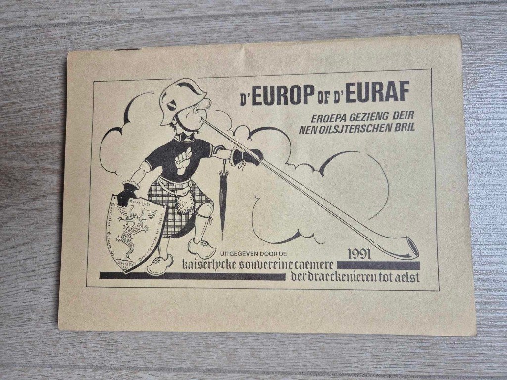Carnaval Aalst Geel boekje 1991, Boeken, Ophalen of Verzenden