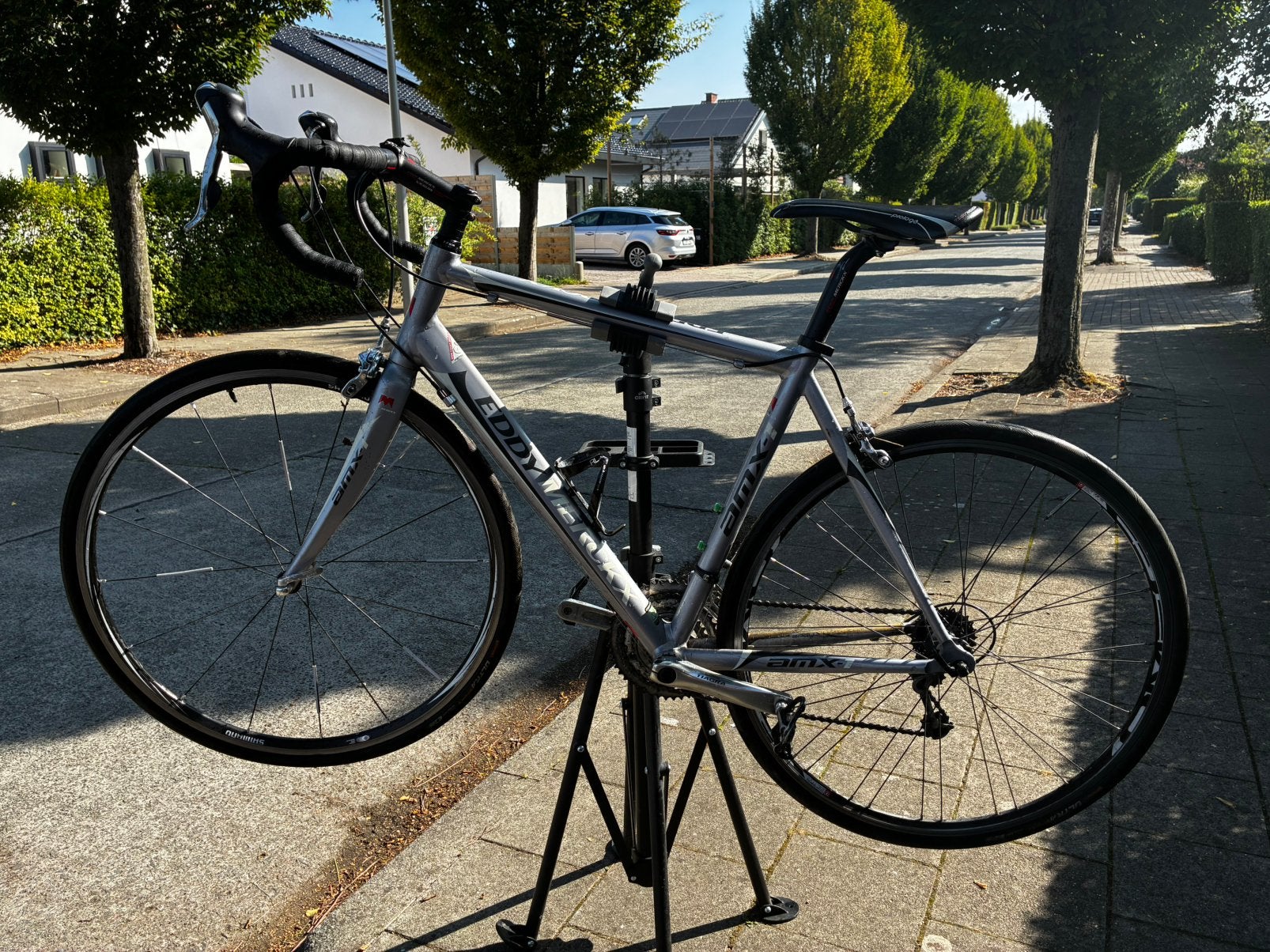 Eddy Merckx AMX-1 koersfiets 28’, Fietsen en Brommers, 28 inch, Gebruikt, Velgrem, Aluminium