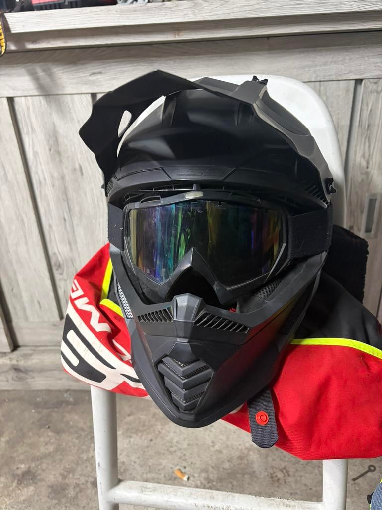 Crosshelm xl, Motoren, Kleding | Motorhelmen, Ophalen, XL