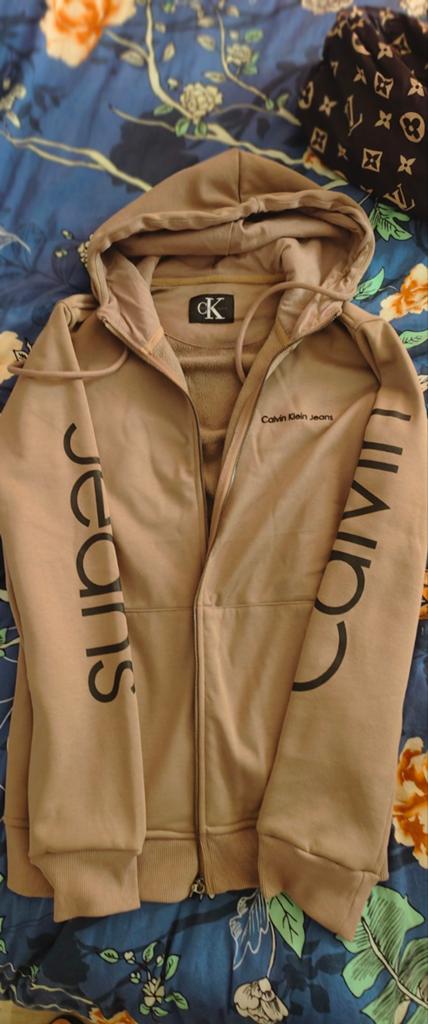 Polo a capuche, Beige