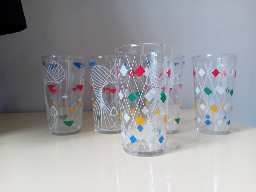Cinq jolis verres à eau, Enlèvement ou Envoi, Comme neuf