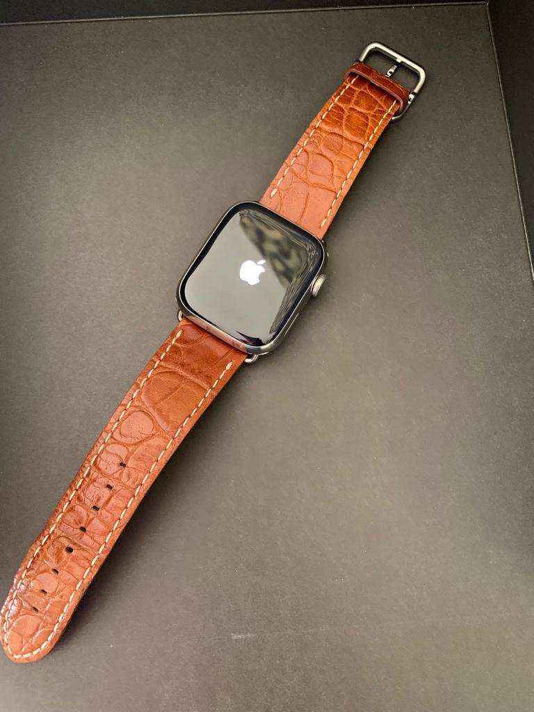Bracelet  montre LUCRIN pour Apple Watch, Enlèvement, Utilisé, Montre-bracelet, Cuir
