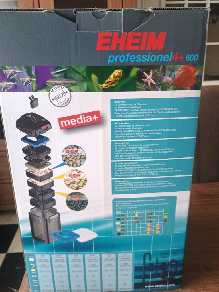 Aquarium volledige  buitenfilter (potfilter), Dieren en Toebehoren, Ophalen, Eheim