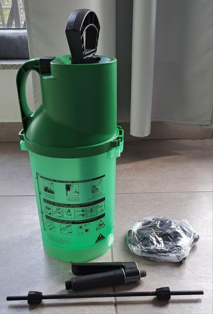 Drukspuit/Rugsproeier 5 Liter - Aveve - Nieuw, Tuin en Terras, Tuinsproeiers, Ophalen, Nieuw, Handsproeier