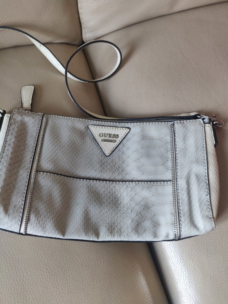 Sac Guess, Enlèvement, Comme neuf, Gris, Sac à bandoulière