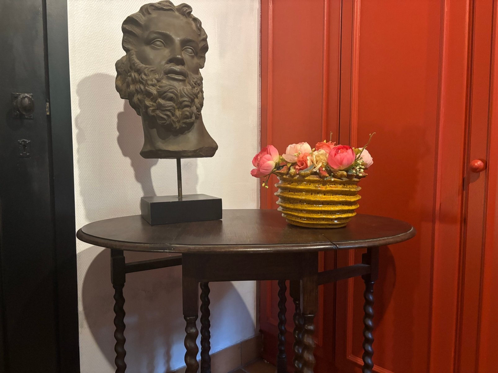 Antieke engelse klaptafel, Ophalen