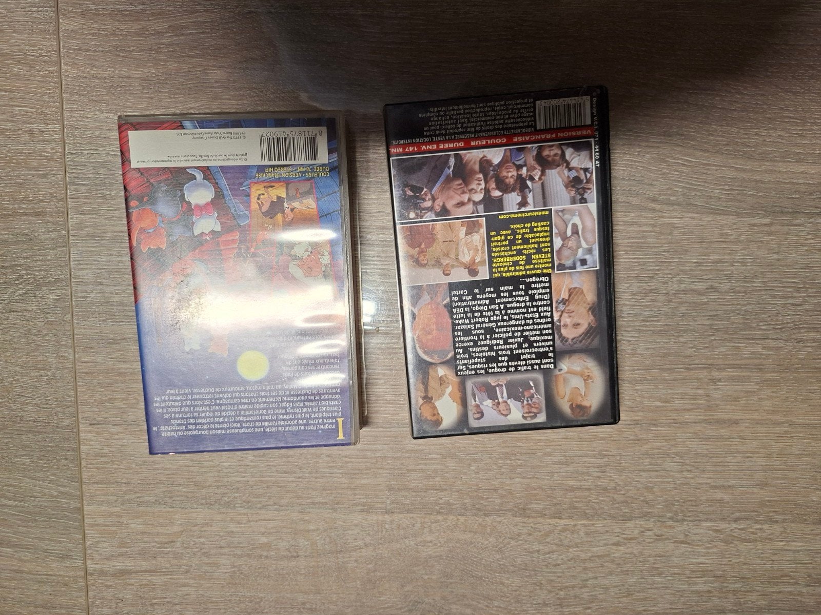 casette video, Enlèvement ou Envoi