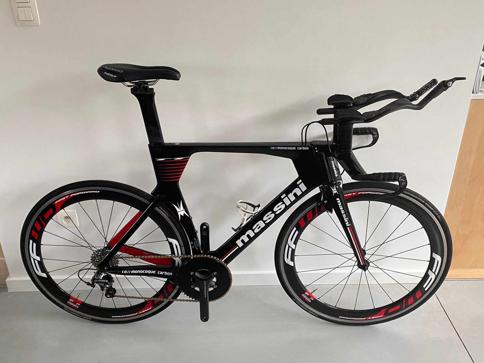 tijdritfiets Massini Ultegra 11speed, Autres marques, 10 à 15 vitesses, Frein sur jante, 57 à 61 cm