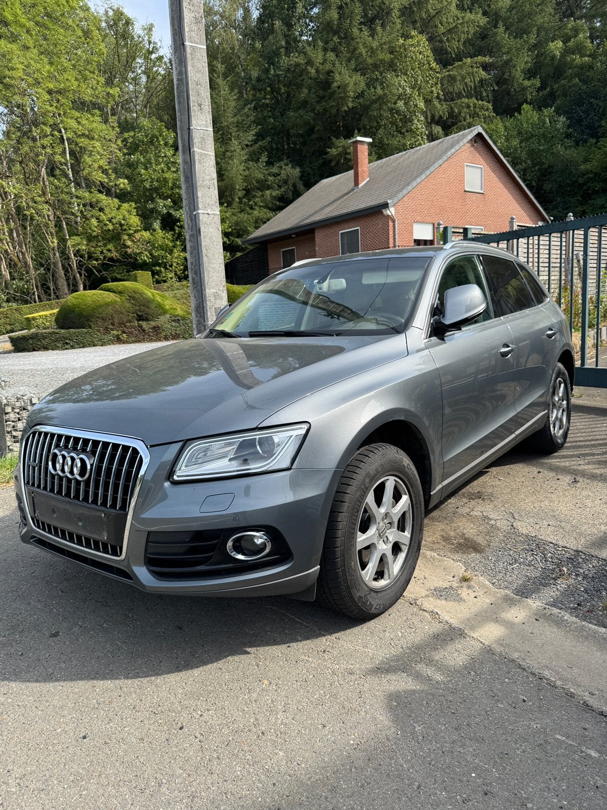 Audi Q5, Auto's, Q5, Beige, Leder, Handgeschakeld