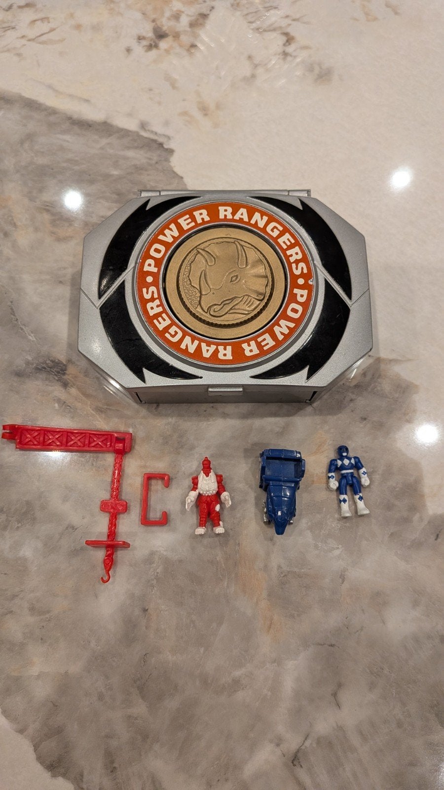 Bandai Vintage Power Rangers microspeelset uit 1995 - Power, Verzamelen, Ophalen of Verzenden